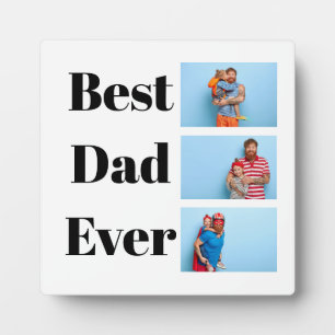 Placa Expositora Mejor papá del mundo Regalo del Día del Padre Foto