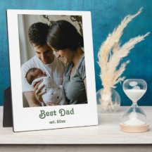 Mejor Papá Est Primer Día del Padre Foto Familiar