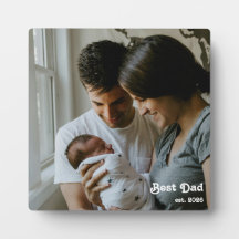 Mejor Papá Est Primer Día del Padre Foto Personali