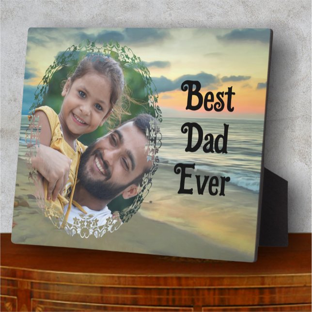 Placa Expositora Mejor Papá Ever Ocean Sunset 0735 (Subido por el creador)