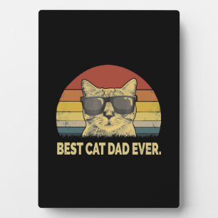 Placa Expositora Mejor Papá Gato