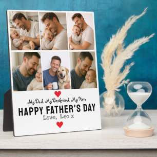Placa Expositora Mejor Papá Personalizado con Foto Día del Padre
