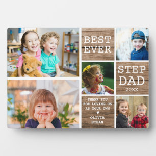 Placa Expositora Mejor Paso Papá Nunca Cinco Collages de fotos De M