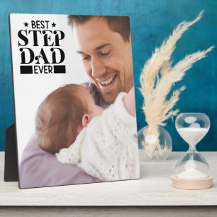 Placa Expositora Mejor paso papá, Personalizado del Día del Padre