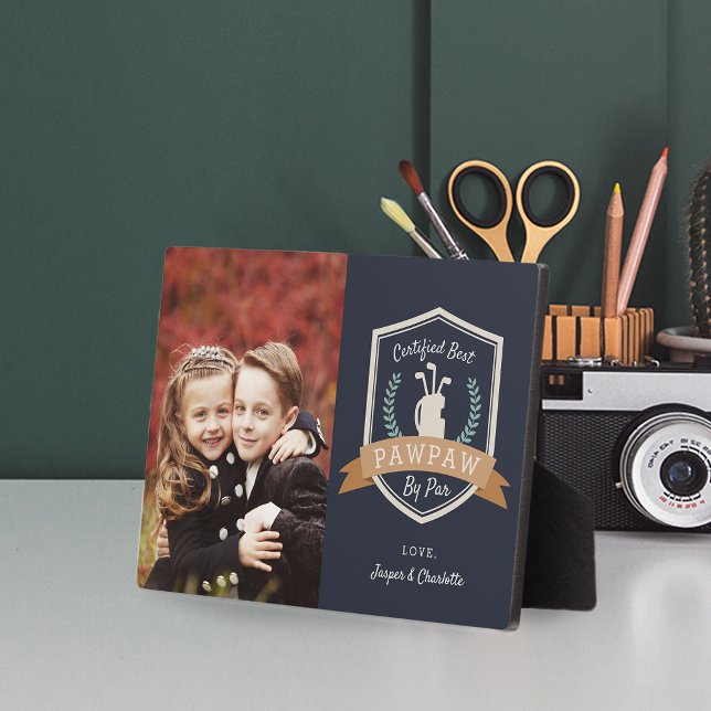 Placa Expositora Mejor Pawpaw por Par | Foto del abuelo del golf (Subido por el creador)