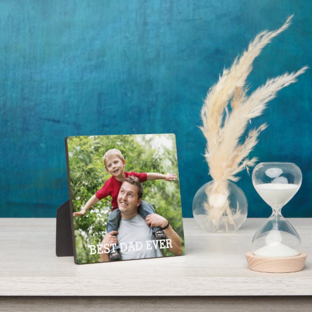 Placa Expositora Mejor Personalizado de papá (in situ)