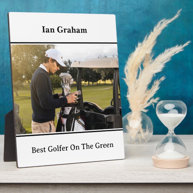 Placa Expositora Mejor Plaque de Golfer (Lado)
