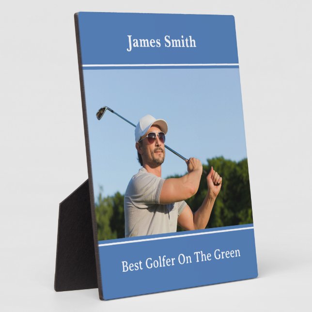 Placa Expositora Mejor Plaque de Golfer (Lado)