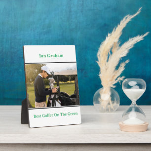 Placa Expositora Mejor Plaque de Golfer