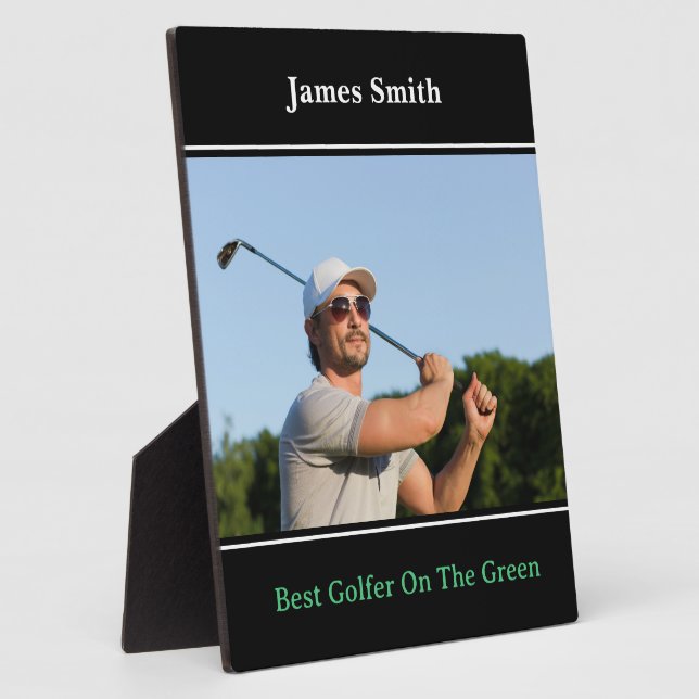 Placa Expositora Mejor Plaque de Golfer (Lado)