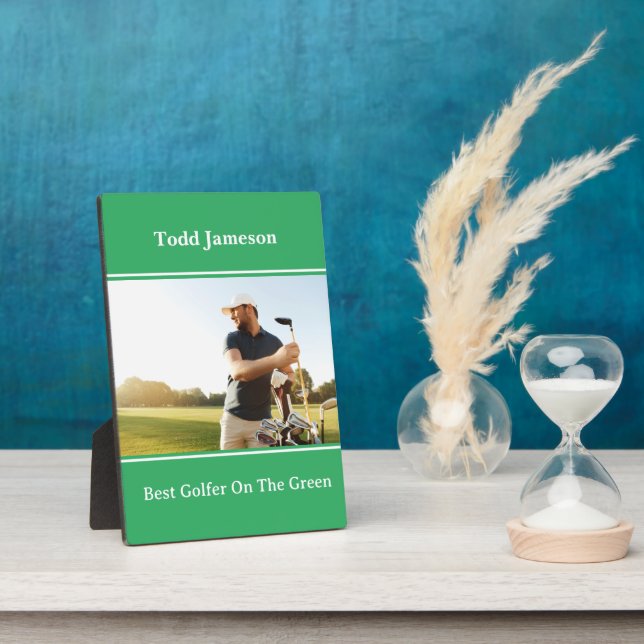 Placa Expositora Mejor Plaque de Golfer (Lado)