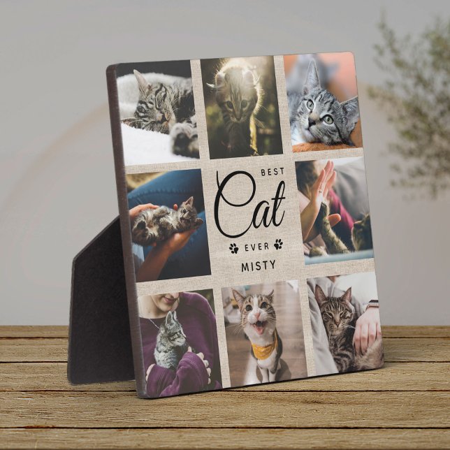 Placa Expositora Mejor regalo conmemorativo del gato Impresión de f (Subido por el creador)