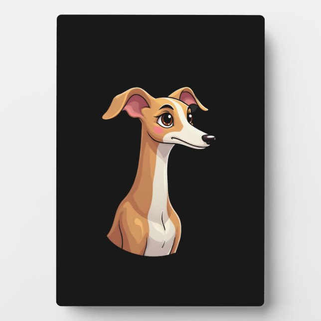 Placa Expositora Mejor vida con Arabian Greyhound Long Sleeve T-Shi (Frente)