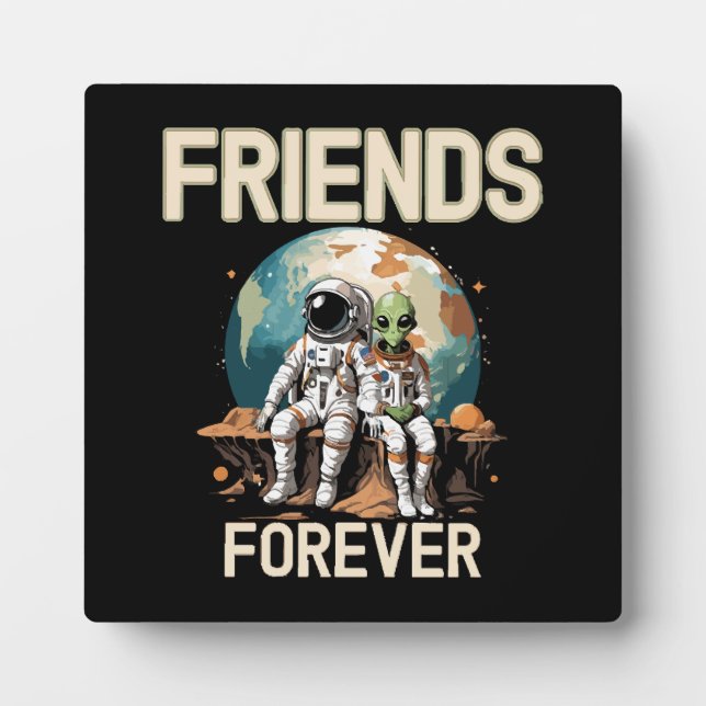 Placa Expositora Mejores amigos para siempre  (Frente)