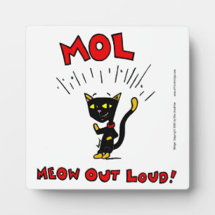 Placa Expositora Mel "MOL: SALIR DE LA LOUD" Plaque