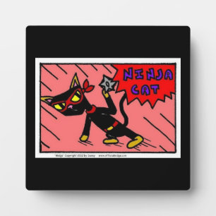 Placa Expositora Mel NINJA CAT Plaque