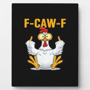Placa Expositora Meme del Gallo Clásico de Cita