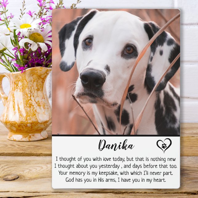 Placa Expositora Memorial del perro - Pérdida del Mascota Regalo Ke (Subido por el creador)