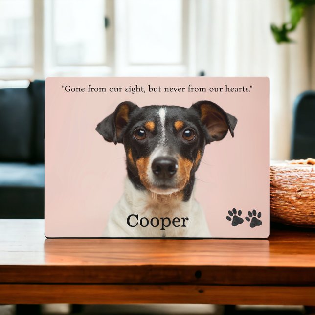 Placa Expositora Memorial para Perros - Recuerdo de Pérdida de Masc (Subido por el creador)