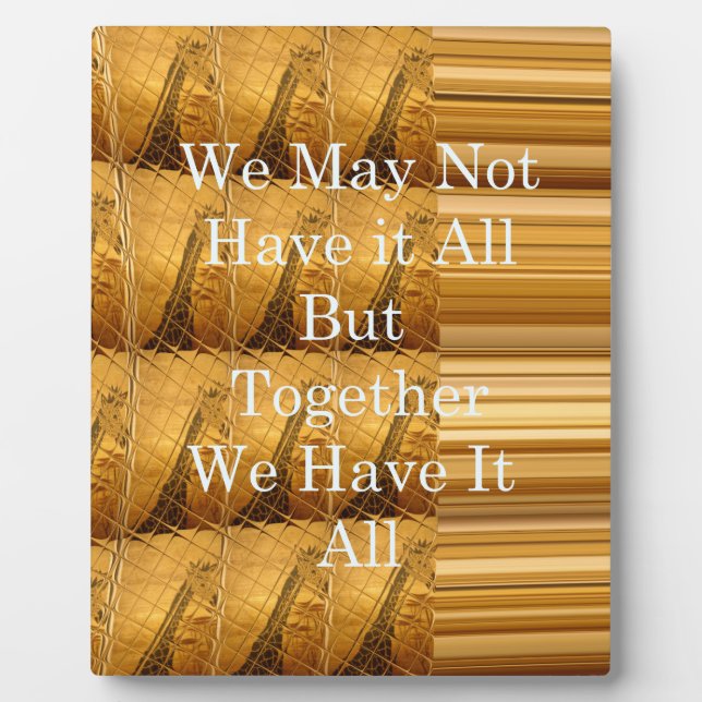 Placa Expositora Mensaje inspirador con diseño de vida salvaje en Á (Frente)