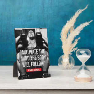 Placa Expositora Mente y cuerpo - Motivación de entrenamiento