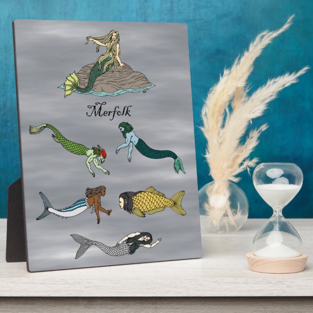 Placa Expositora Merfolk (Lado)