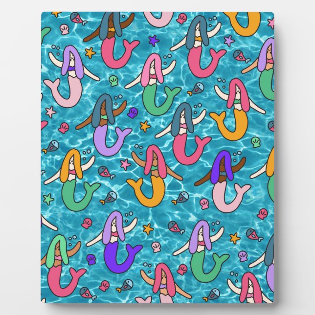 Placa Expositora Mermaid friends (Frente)