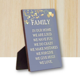Placa Expositora Mesa de decoración de Family Love Home