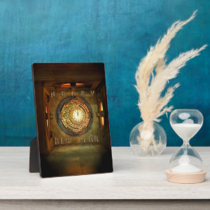 Placa Expositora Meta de año nuevo con tema steampunk de SlipperyJo