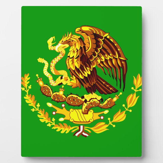 Placa Expositora México COA Gold (Frente)