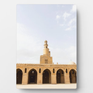 Placa Expositora mezquita de ibn tulun en El Cairo,Egipto