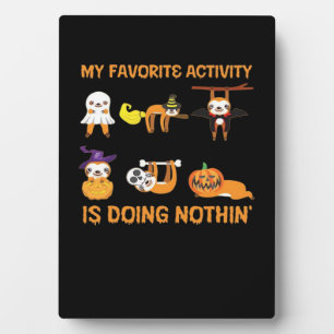 Placa Expositora Mi Actividad Favorita No Está Haciendo Ninguna Lem
