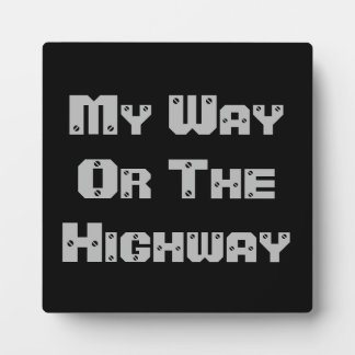 Placa Expositora Mi Camino O La Autopista