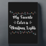 Placa Expositora Mi Color Favorito Es El Navidad Ilustra Divertidas<br><div class="desc">Navidades 2021 Pajamas familiares coincidentes</div>