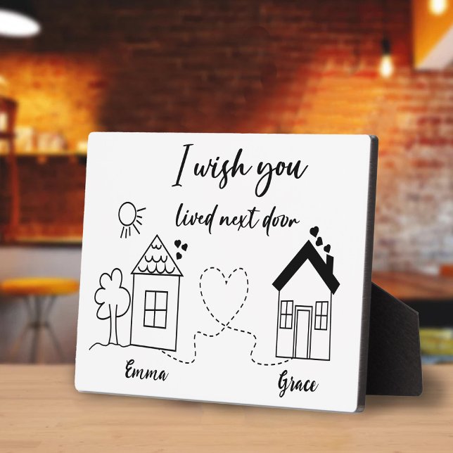 Placa Expositora Mi mejor amigo, mi hermana del alma, cumpleaños (My Best Friend My Soul Sister Birthday Plaque)