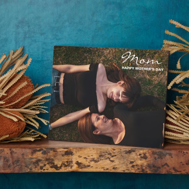 Placa Expositora Mi mejor foto de amigo: Feliz Día de la Madre (Lado)