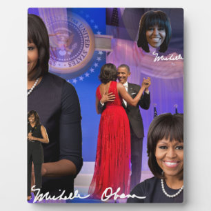 Placa Expositora Michelle Obama