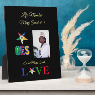 Placa Expositora Miembro de la organización Eastern Stars Life