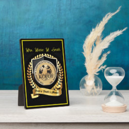 Placa Expositora Miembro del Consejo de Administración