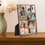Placa Expositora Mimi We Love You Grandkids 6 Foto De Madera Rústic<br><div class="desc">Placa personalizada de marco de imagen de Mimi con nombres de nietos y fotos de nietos. Hace un regalo especial,  memorable y único para las vacaciones,  cumpleaños,  día de abuelos,  Día de la Madre y Navidades.</div>