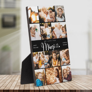 Placa Expositora MIMI We Love you Hearts DIY Modern Photo Collage