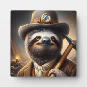 Placa Expositora Minero Sloth Gold