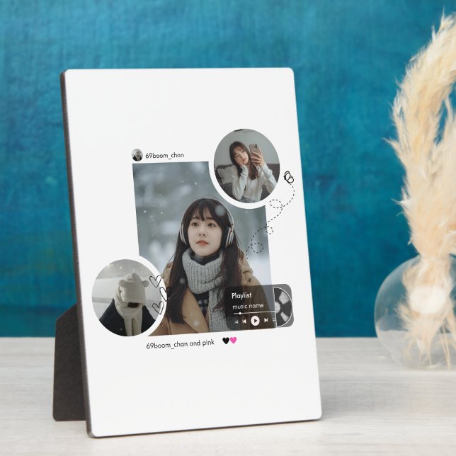 Placa Expositora Minimal Winter Aesthetic Photo Collage (Subido por el creador)