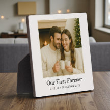 Minimalist Photo Personalized Text Keepsake