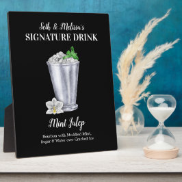 Placa Expositora Mint Julep • PERSONALIZA esta Bebida Destacada