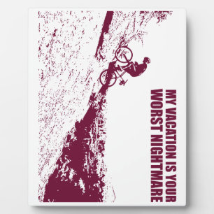 Placa Expositora Mis vacaciones son tu peor pesadilla