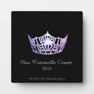 Placa Expositora Miss America Lilac Crown Titular Plaque