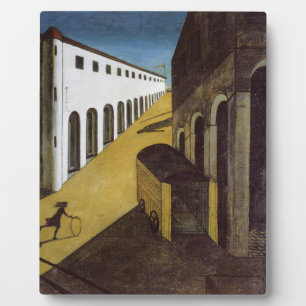 Placa Expositora Misterio Y Melancolía De Giorgio De Chirico
