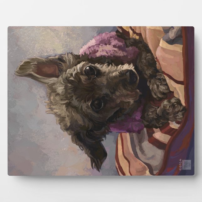 Placa Expositora Misty the Poodle (Frente)