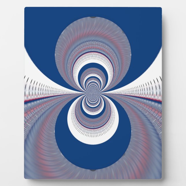 Placa Expositora Mitad Azul (Frente)